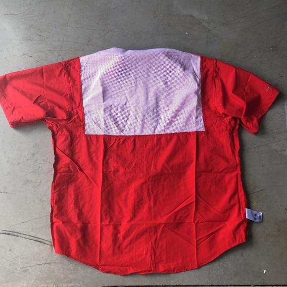 🆕Columbia PFG Bahama II Short Sleeve Outdoor Shirt UPF50 Men's ~ Size Medium - Picture 9 of 11